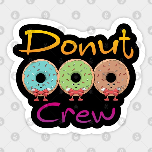 Donut Crew Sticker by FromBerlinGift